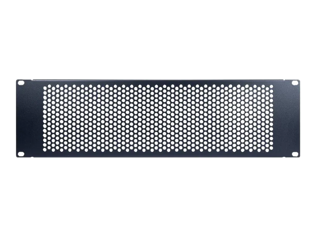 Inter-Tech PINHOLE APERTURE - Blindplatte - RAL 9005 - 3U - 48.3 cm (19")