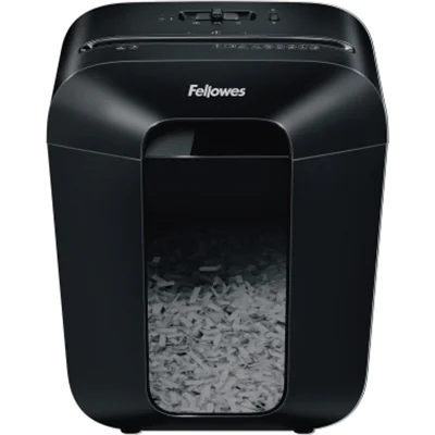 Fellowes® Aktenvernichter Powershred® LX50 P-4 Papier, Heftklammern, Büroklammern, Kreditkarten Partikelschnitt schwarz Fellowes® Aktenvernichter Powershred® LX50 P-4 Papier, Heftklammern, Büroklammern, Kreditkarten Partikelschnitt schwarz