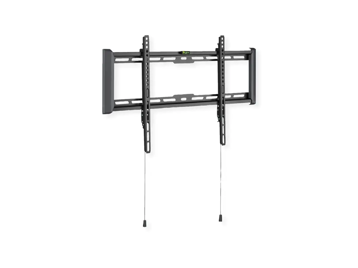 VALUE Befestigungskit (Wandmontage) - fest - für LCD TV - 27 mm Wandabstand, < 75 kg, VESA 600 x 400 - Metall - Schwarz - Bildschirmgröße: 94-203 cm (37"-80") 17.99.1222