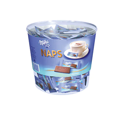 Milka Schokolade NAPS 750197 4,6g 207 St./Pack. Milka Schokolade NAPS 750197 4,6g 207 St./Pack.