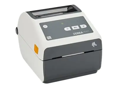 Zebra ZD421t-HC - Etikettendrucker - Thermotransfer - Rolle (11,2 cm) - 203 dpi - bis zu 152 mm/Sek. - USB 2.0, USB-Host, Wi-Fi(ac), Bluetooth 4.1 - weiß