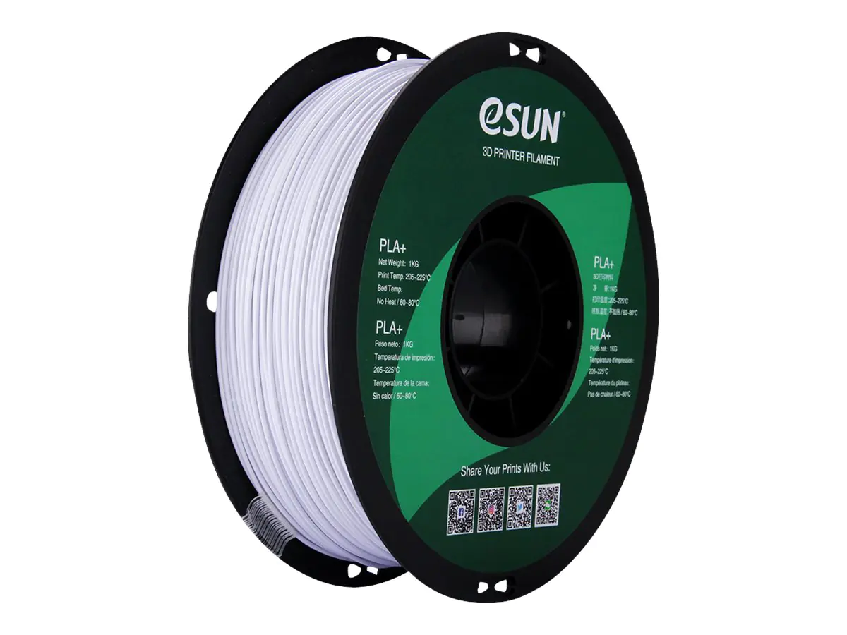 Esun Kaltweiß - 3 kg - PLA+ Filament (3D)