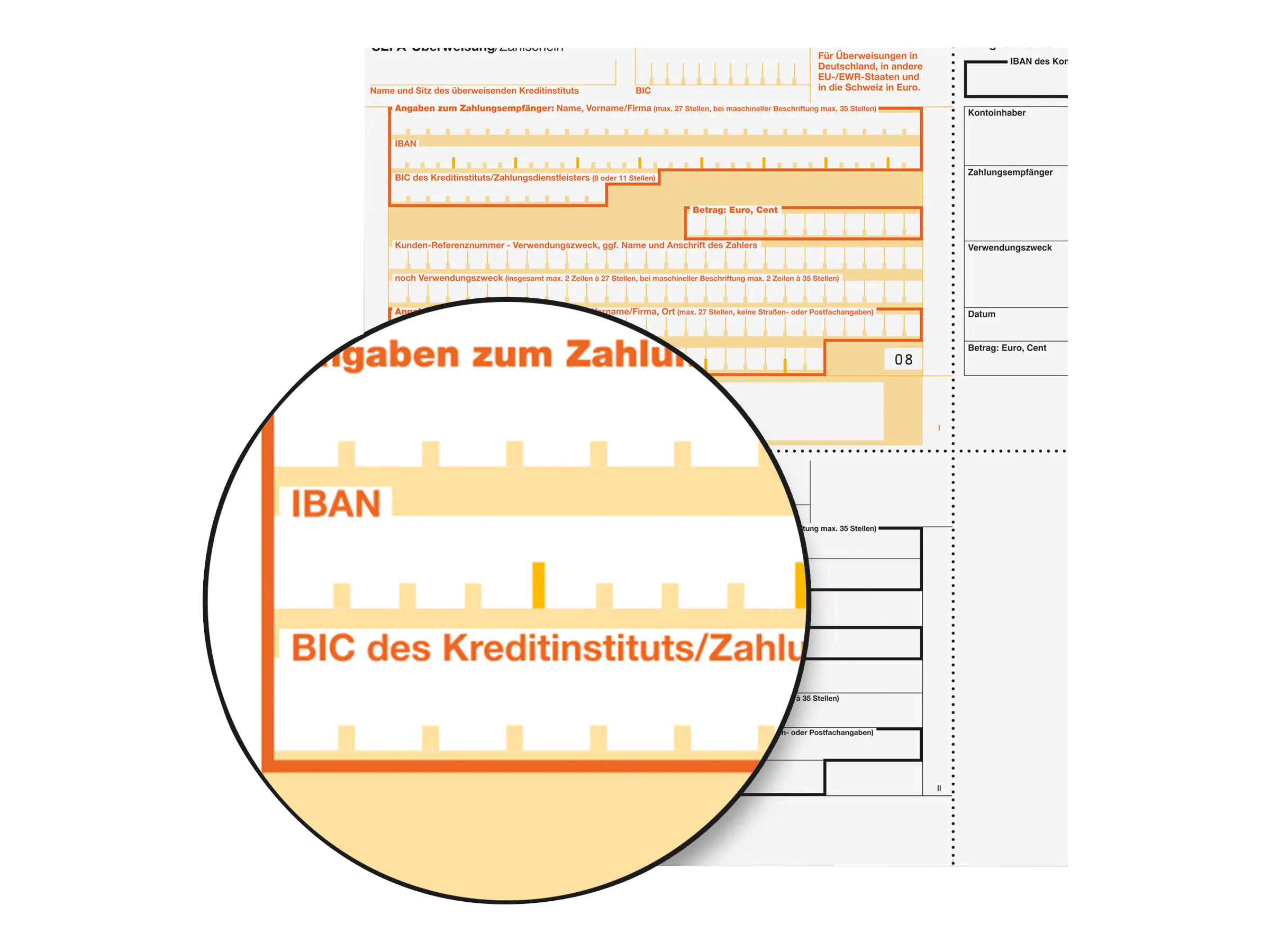 Sigel SEPA-Überweisungsformular - 100 Blatt - A4 (210 x 297 mm) ZV570