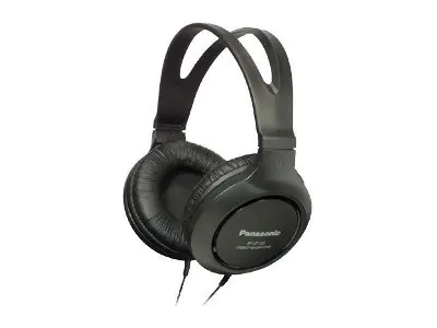 Panasonic RP-HT161E-K - Kopfhörer - ohrumschließend - kabelgebunden - 3,5 mm Stecker - Schwarz