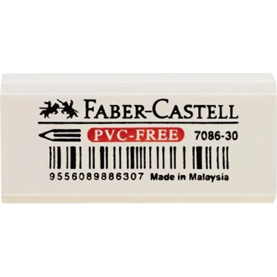 Faber-Castell Radierer 7086-30 188730 18x12x41mm Kunststoff weiß Faber-Castell Radierer 7086-30 188730 18x12x41mm Kunststoff weiß