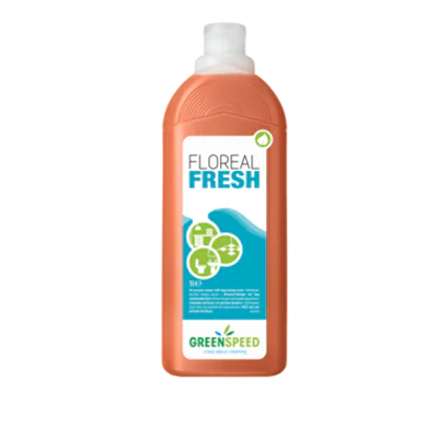 GREENSPEED Allzweckreiniger Floreal Fresh Oberflächen Blumen biologisch abbaubar 8 Flasche 50 % Kunststoff, recycelt, 50 % Polyethylen recycelbar 1l GREENSPEED Allzweckreiniger Floreal Fresh Oberflächen Blumen biologisch abbaubar 8 Flasche 50 % Kunststoff, recycelt, 50 % Polyethylen recycelbar 1l