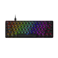 Kingston HyperX Alloy Origins 60 - 60% - USB - Mechanischer Switch - QWERTY - RGB-LED - Schwarz