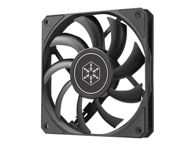 SilverStone Air Slimmer 120 - Gehäuselüfter - dünn - 120 mm - Schwarz