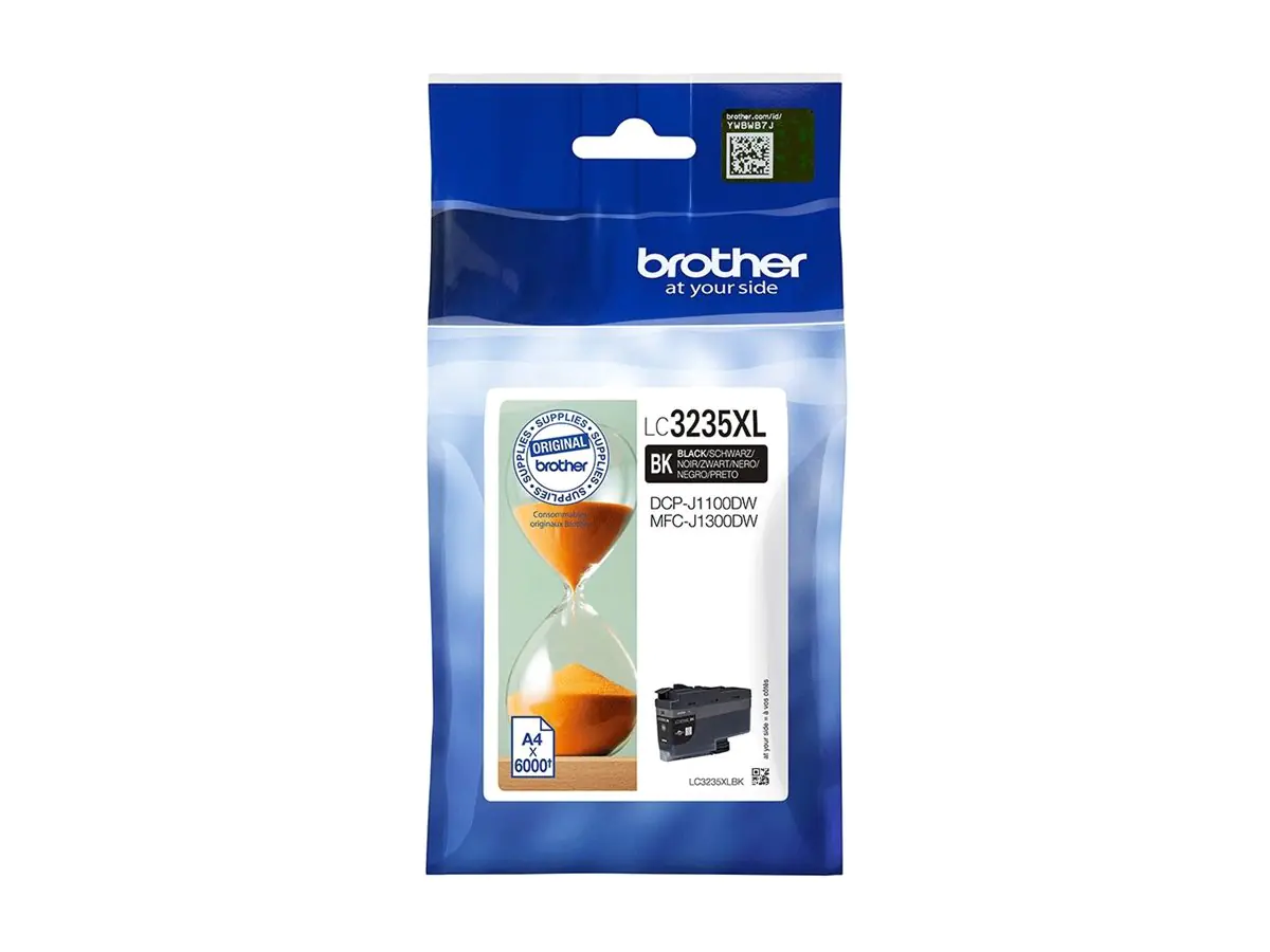 Brother LC3235XLBK - Hohe Ergiebigkeit - Schwarz - Original - Tintenpatrone - für Brother DCP-J1100DW, MFC-J1300DW