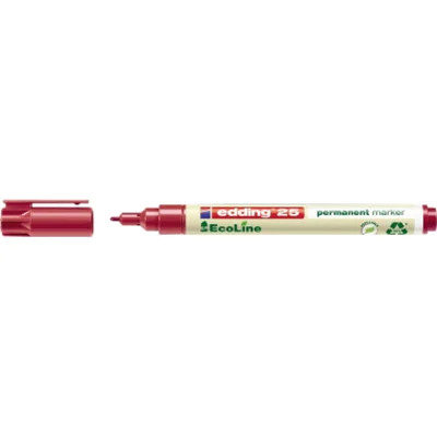 edding Permanentmarker EcoLine 4-25002 1mm Rundspitze rot edding Permanentmarker EcoLine 4-25002 1mm Rundspitze rot