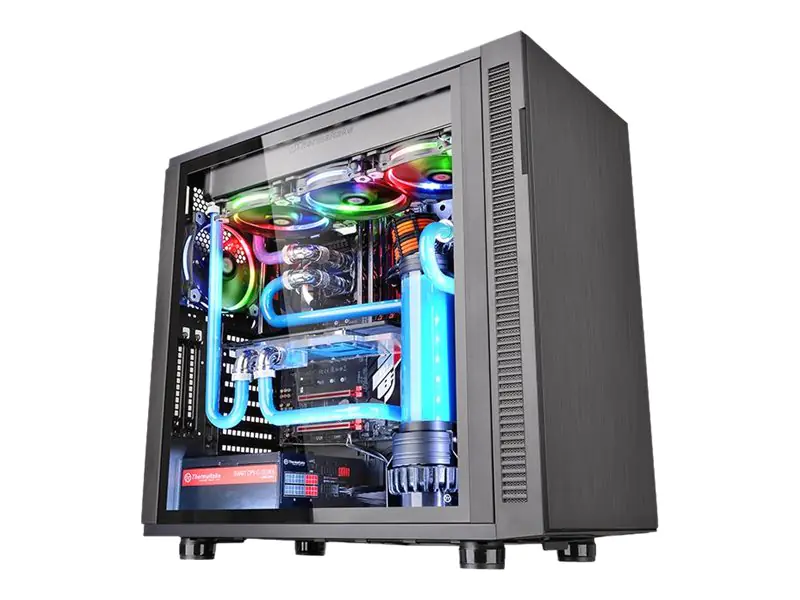 Thermaltake Suppressor F31 - Tempered Glass Edition - Tower - ATX - ohne Netzteil (PS/2) - Schwarz - USB/Audio