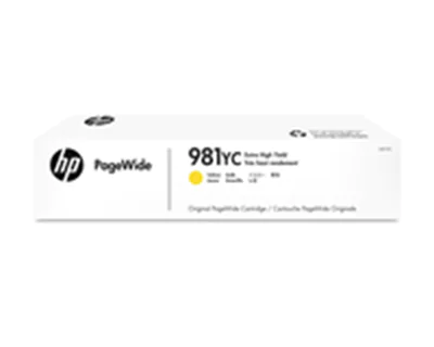 HP Tinte L0R19YC 981YC gelb 16.000 Seiten 183 ml Große Füllmenge 1 Stück HP Tinte L0R19YC 981YC gelb 16.000 Seiten 183 ml Große Füllmenge 1 Stück
