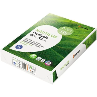 Nautilus Kopierpapier ProCycle 801057A80S DIN A4 80g weiß 500Bl. Nautilus Kopierpapier ProCycle 801057A80S DIN A4 80g weiß 500Bl.