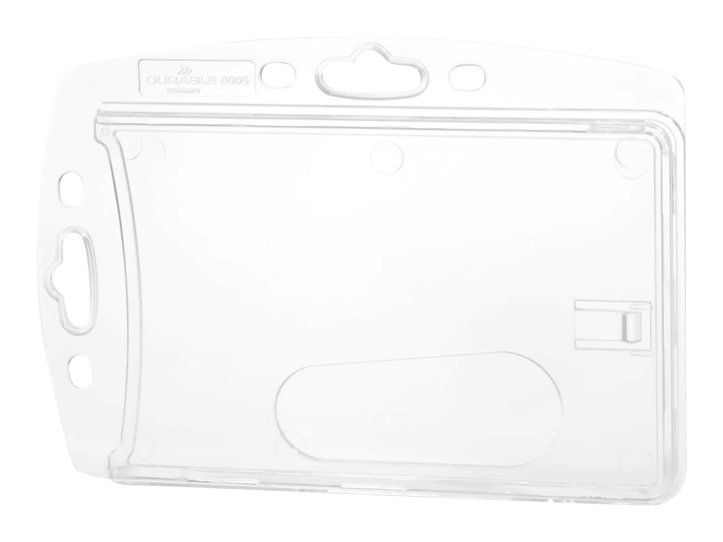 Durable Namensschildhalterung - für 54 x 85 mm - durchsichtig (Packung mit 10) 890519