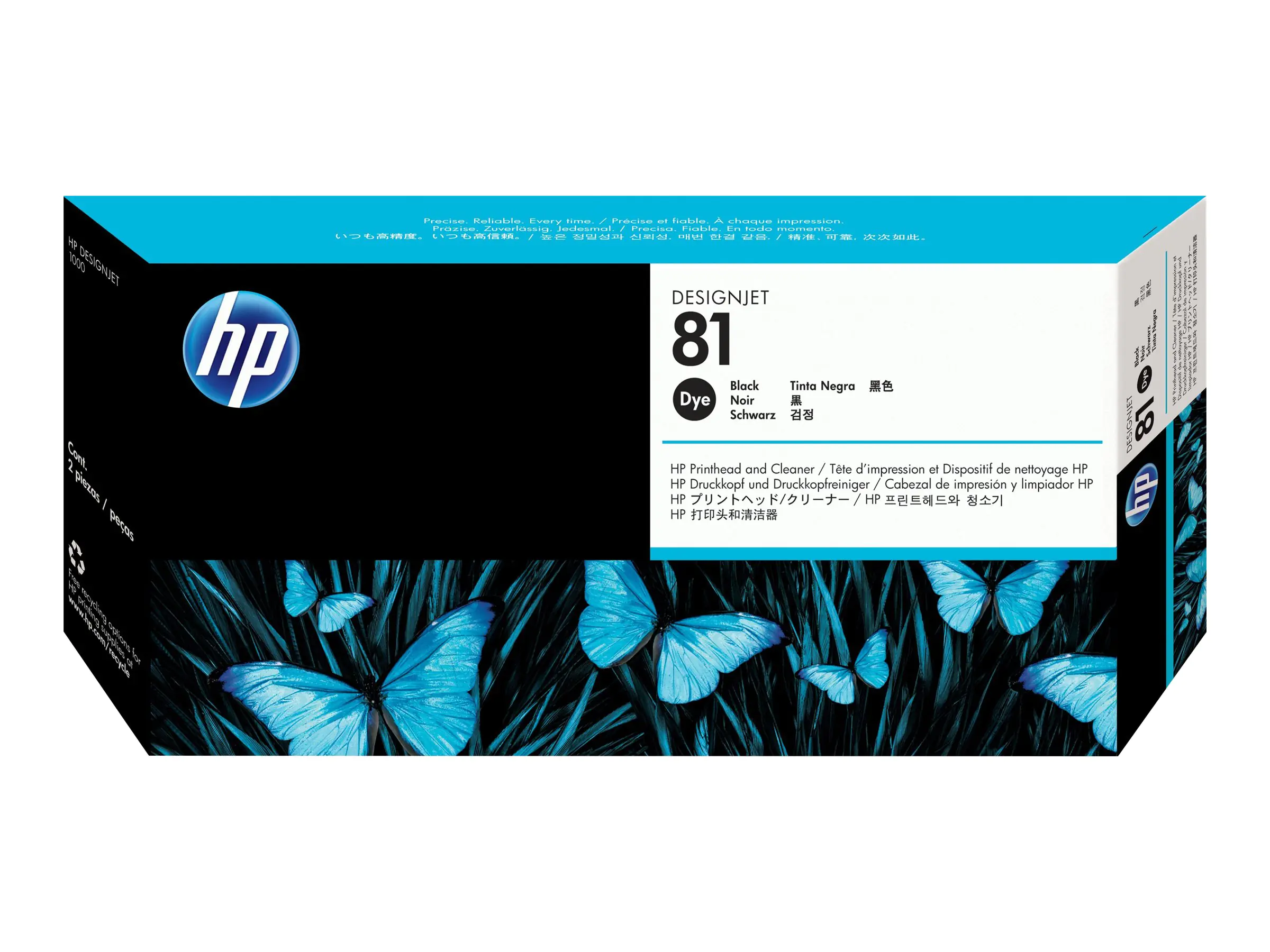 HP 81 - 13 ml - Druckkopf mit Reiniger - für DesignJet 5000, 5000ps, 5000ps uv, 5000uv, 5500, 5500 uv, 5500mfp, 5500ps, 5500ps uv