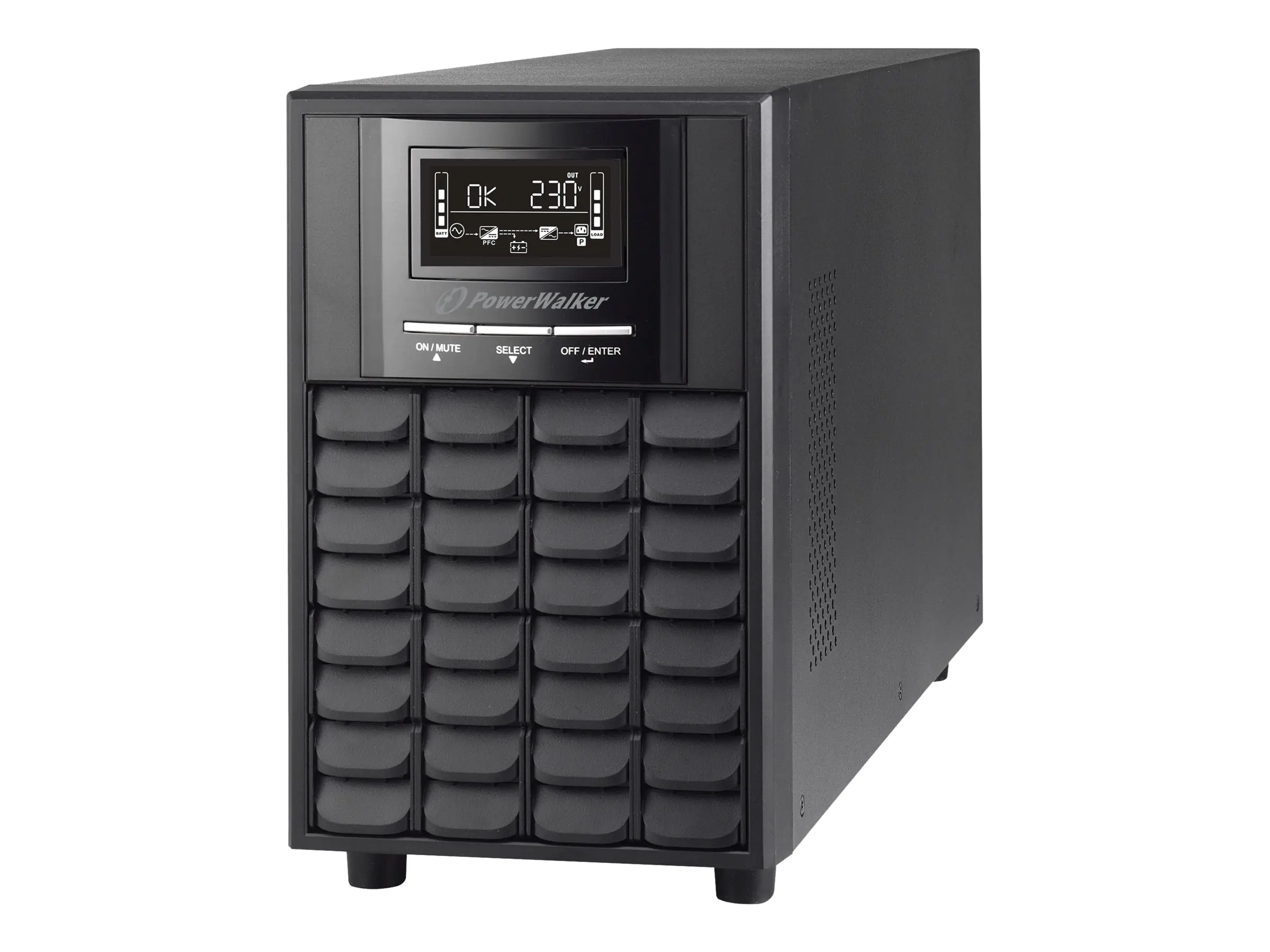 PowerWalker VI 1100 CW - USV - Wechselstrom 162 - 290 V - 770 Watt - 1100 VA - 7 Ah - RS-232, USB - Ausgangsanschlüsse: 6