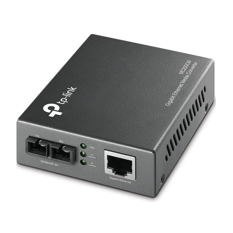 TP-Link MC200CM - Medienkonverter - 1GbE - 1000Base-SX, 1000Base-T - RJ-45 / SC multi-mode - bis zu 550 m - 850 nm - für P/N: TL-MC1400, TL-SG3452XP V1 TP-Link MC200CM - Medienkonverter - 1GbE - 1000Base-SX, 1000Base-T - RJ-45 / SC multi-mode - bis zu 550 m - 850 nm - für P/N: TL-MC1400, TL-SG3452XP V1