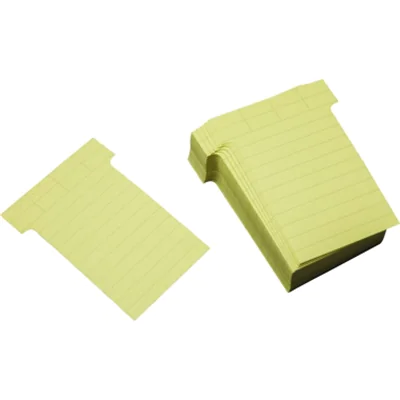 Ultradex T-Karte 542150 60x85mm gelb 100 St./Pack. Ultradex T-Karte 542150 60x85mm gelb 100 St./Pack.