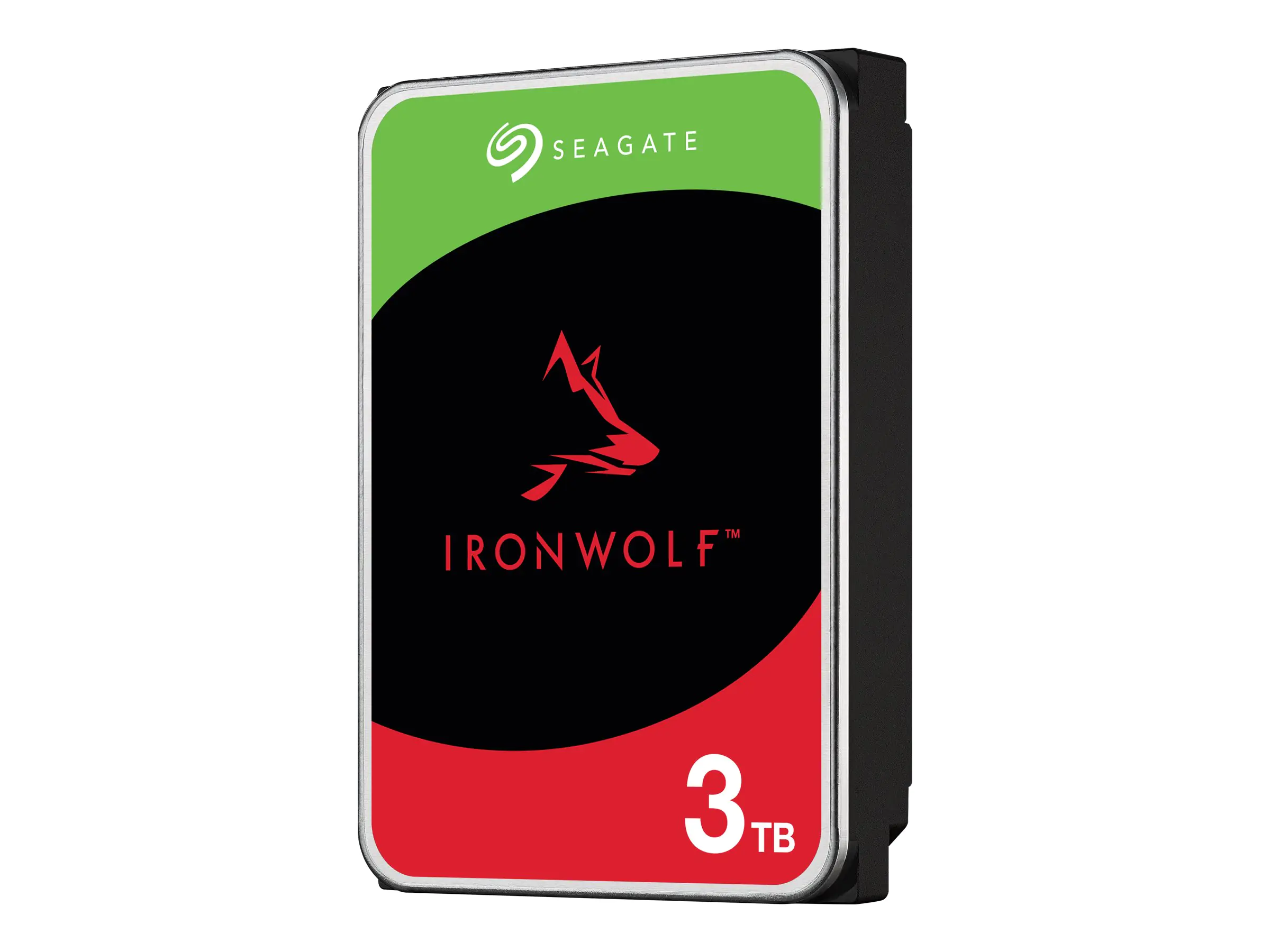 Seagate IronWolf ST3000VN006 - Festplatte - 3 TB - intern - SATA 6Gb/s - 5400 rpm - Puffer: 256 MB - mit 3 Jahre Seagate Rescue Datenwiederherstellung