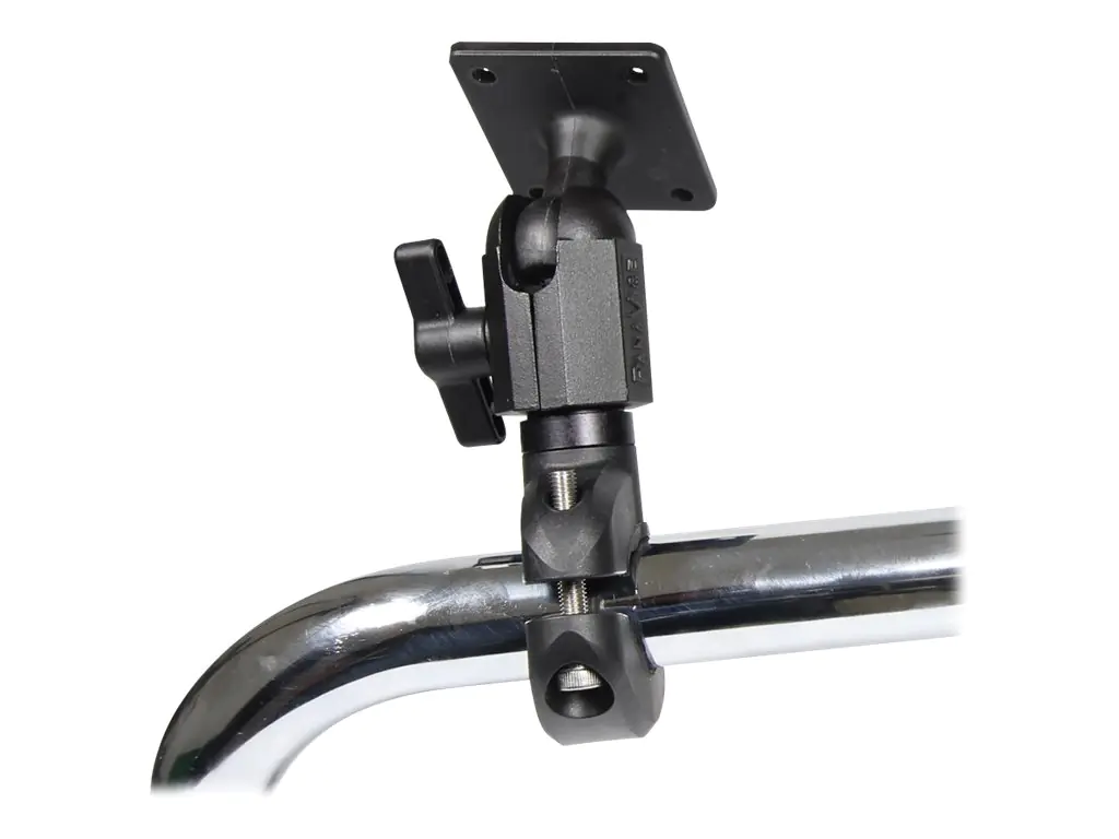 Brodit Pipe Mount with Mounting Plate - Rohrhalterung