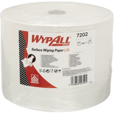 WYPALL Wischtuch L10 7202 1lagig 24x38cm 1.000Bl. weiß