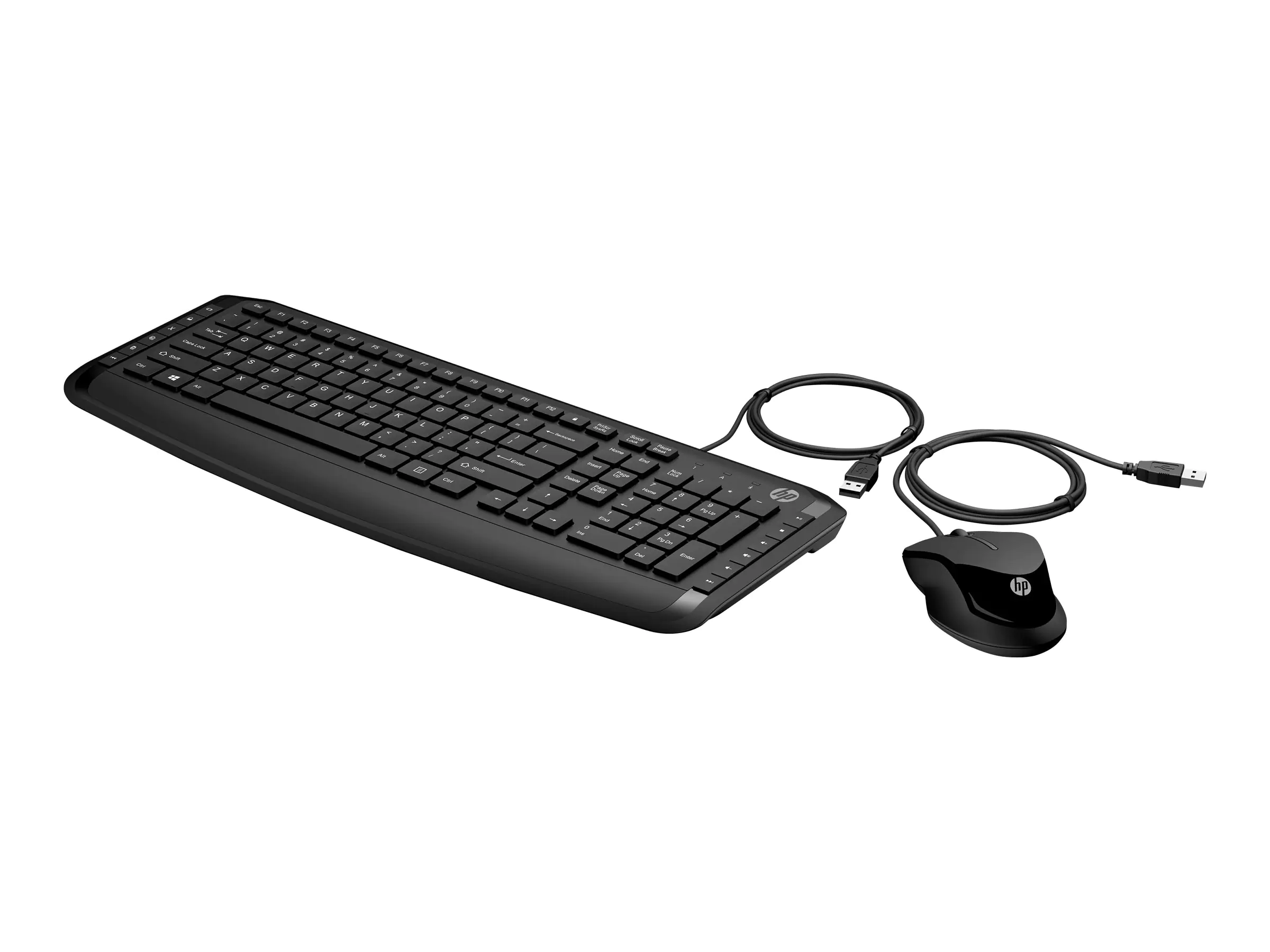 HP Pavilion 200 - Tastatur-und-Maus-Set - USB - Deutsch - Schwarz - für HP 21, 22, 24, 27; Pavilion 24, 27, TP01