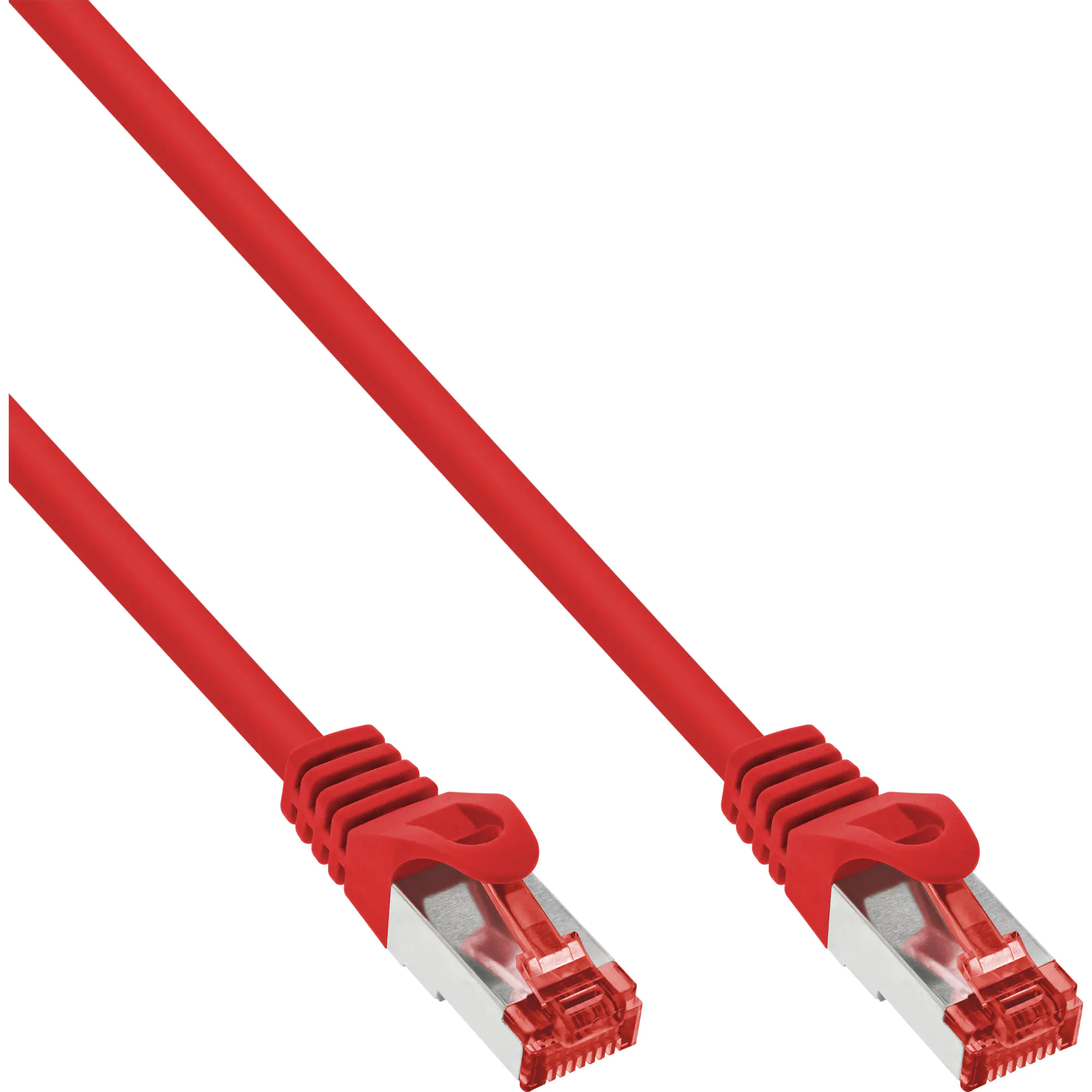 InLine 40er B-Pack Patchkabel - S/FTP (PiMf) - Cat.6 - 250MHz - PVC - CU - rot - 2m