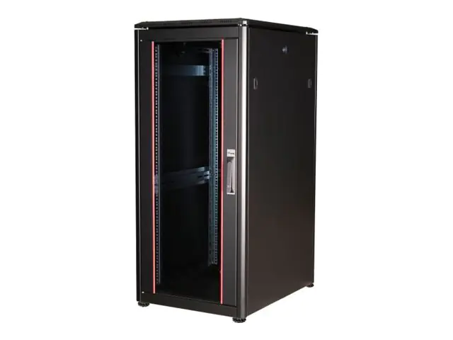 Equip Serverschrank 19" 26U 600x800mm Glastür schwarz