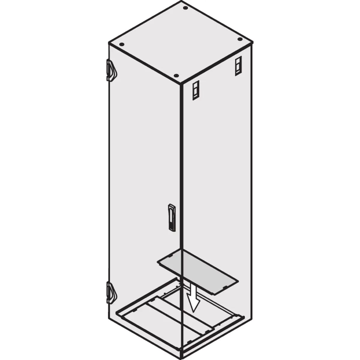 SCHROFF COVER - 600D BASEPLATE VSTAR
