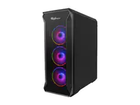 natec GENESIS Irid 505 ARGB - Midi Tower - PC - Acrylnitril-Butadien-Styrol (ABS) - Stahl - Gehärt