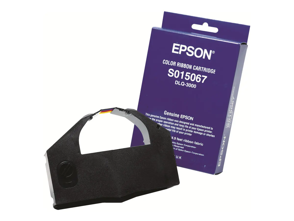 Epson - Schwarz, Gelb, Cyan, Magenta - Textilband - für DLQ 3000, 3000+