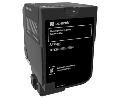 Lexmark Corporate - Hohe Ergiebigkeit - Schwarz - Original - Tonerpatrone LCCP, LRP - für Lexmark CX725de, CX725dhe, CX725dthe Lexmark Corporate - Hohe Ergiebigkeit - Schwarz - Original - Tonerpatrone LCCP, LRP - für Lexmark CX725de, CX725dhe, CX725dthe