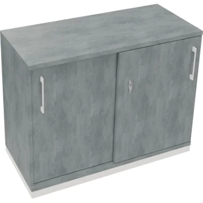 Schiebetürenschrank 2OH B1000xT442xH781mm ws/Beton hell Schiebetürenschrank 2OH B1000xT442xH781mm ws/Beton hell