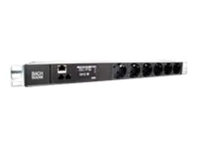 Bachmann BlueNet BN2000 - Stromverteilungseinheit (Rack - einbaufähig) - Wechselstrom 230 V - 3700 VA - 1-phasig - Ethernet 10/100 - Eingabe, Eingang CEE 7/3 - Ausgangsbuchsen: 6 (CEE 7/3) - 1U