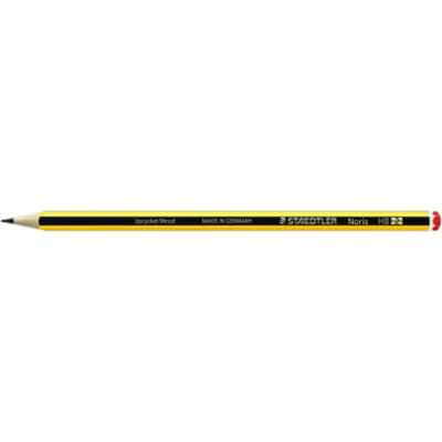STAEDTLER Bleistift Noris 120-2 HB sechskantform gelb/schwarz STAEDTLER Bleistift Noris 120-2 HB sechskantform gelb/schwarz
