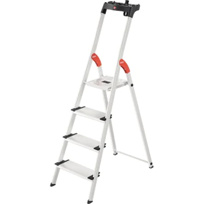 Hailo Stehleiter L80 ComfortLine 8040-407 4Stufen Hailo Stehleiter L80 ComfortLine 8040-407 4Stufen