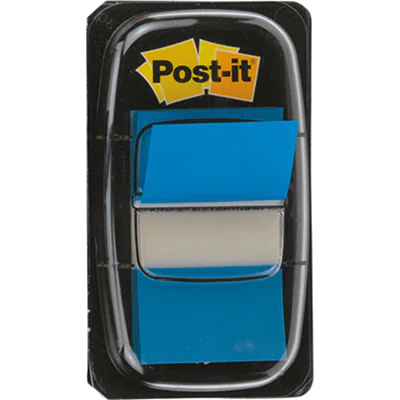 Post-it Haftstreifen Index Standard I680-2 25,4x43,2mm 50Blatt PES bl Post-it Haftstreifen Index Standard I680-2 25,4x43,2mm 50Blatt PES bl
