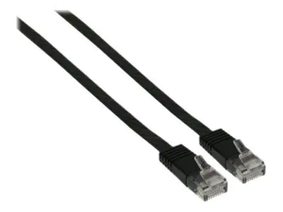 InLine - Patch-Kabel - RJ-45 (M) zu RJ-45 (M) - 7 m - UTP - CAT 6 - flach - Schwarz