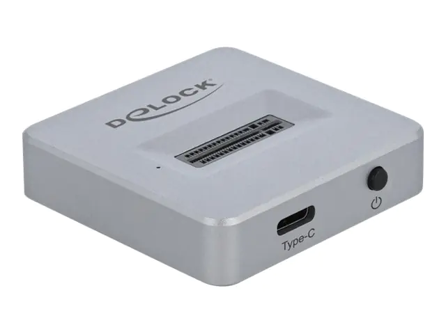 DeLOCK M.2 Docking Station - Schnittstellenadapter - M.2 NVMe Card - USB 3.2 (Gen 2) - Silber DeLOCK M.2 Docking Station - Schnittstellenadapter - M.2 NVMe Card - USB 3.2 (Gen 2) - Silber