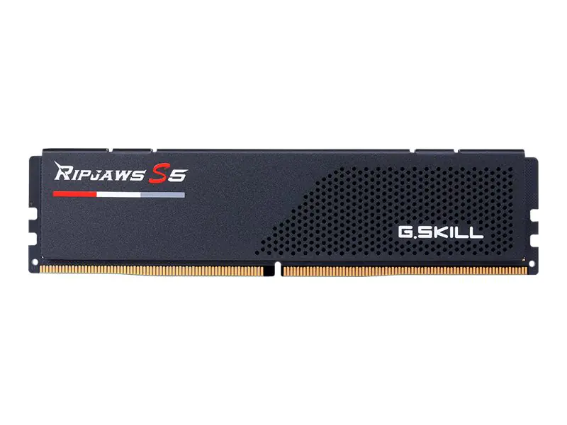 G.Skill Ripjaws S5 - DDR5 - Kit - 32 GB: 2 x 16 GB - DIMM 288-PIN - 6000 MHz / PC5-48000 - CL32 - 1.35 V - ungepuffert - non-ECC - mattschwarz