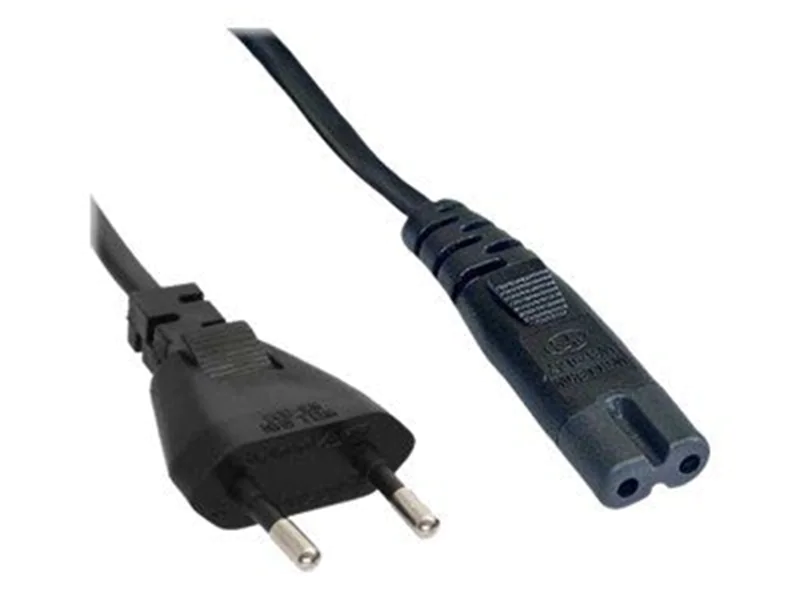 InLine Netzkabel - Netzstecker auf Euro 8 C7 Stecker - 2m 16654C