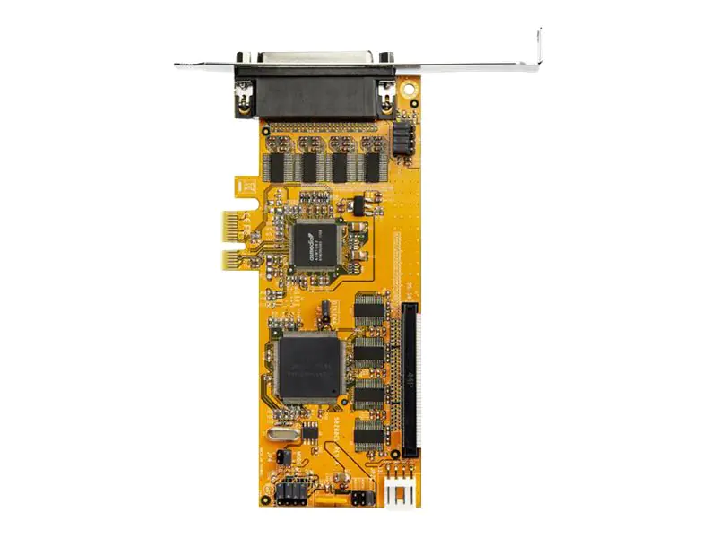 StarTech.com Startech PEX8S1050LP PCI Express Schnittstellenkarte (8 Ports, RS232, PCIe, low profile, 16550 UART, DB9 Serial Card)