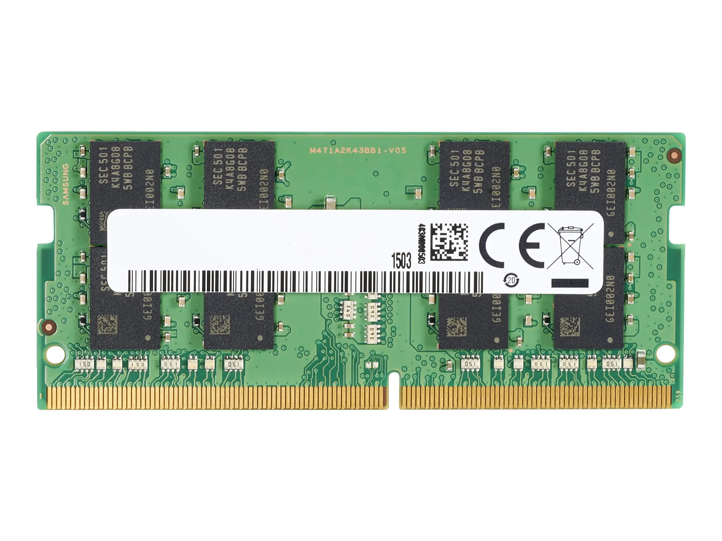 HP - DDR4 - Modul - 4 GB - SO DIMM 260-PIN - 3200 MHz / PC4-25600 - 1.2 V - ungepuffert - non-ECC - für Elite Slice G2 (SODIMM); EliteDesk 705 G5 (SODIMM); EliteOne 800 G5 , 800 G6, 800 G8; ProDesk 400 G5 (SODIMM), 400 G6 (SODIMM), 600 G5 (SODIMM), 600 G6