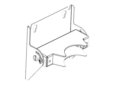 Elo - Montagekomponente (Montageklammer) - für Monitor - Bildschirmgröße: 25.4 cm (10") - Stangenbefestigung - für Elo 1002L, 1502L, 2703LM