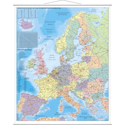 Franken Kartentafel Europa KAM700 137x97cm laminiert Franken Kartentafel Europa KAM700 137x97cm laminiert