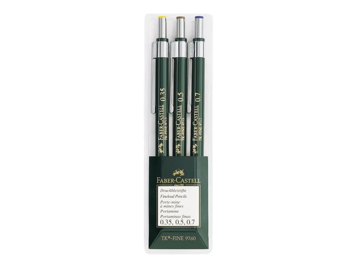 Faber-Castell Druckbleistift TK-Fine 136030 0,35-0,7mm 3St.