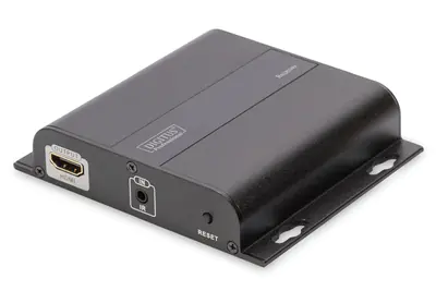 DIGITUS Professional 4K HDMI Extender via CAT / IP (receiver unit) - Video-/Audio-/Infrarot-Übertrager - Empfänger - HDMI - bis zu 120 m