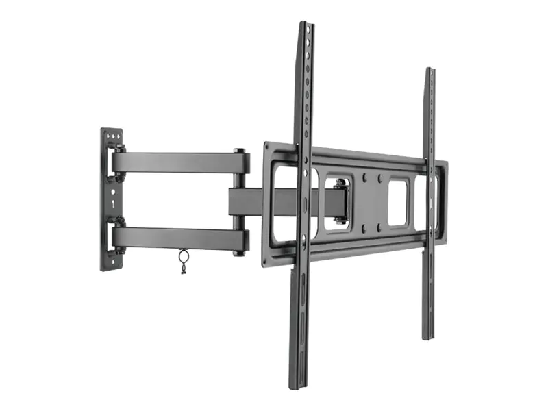 equip - Halterung - Voll beweglich - für LCD-Display / Curved LCD-Display - stainless steel - Schwarz - Bildschirmgröße: 94-177.8 cm (37"-70") - Wandmontage