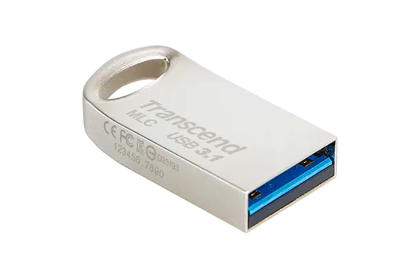 Transcend JetFlash 720 - USB-Flash-Laufwerk - 8 GB - USB 3.1 - Silber