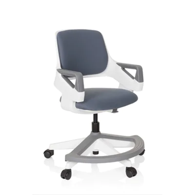 hjh OFFICE Kinderdrehstuhl KID FLEX Rolle hart gebremst (für Teppichboden) grau hjh OFFICE Kinderdrehstuhl KID FLEX Rolle hart gebremst (für Teppichboden) grau
